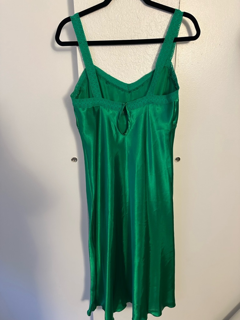 Bebe Green Satin Slip Dress - Picture 9 of 10